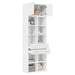 Dulap de depozitare, alb, 70x42,5x225 cm, lemn prelucrat - WALTI WALTI