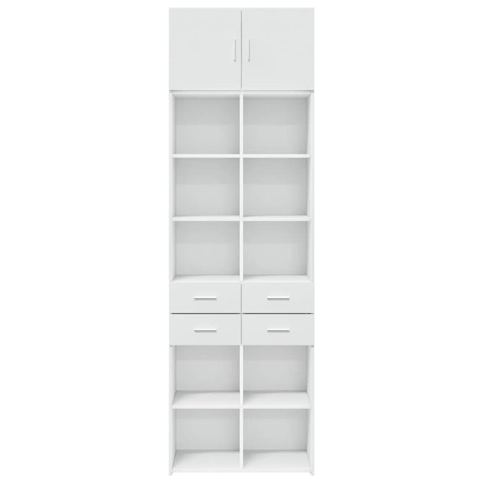 Dulap de depozitare, alb, 70x42,5x225 cm, lemn prelucrat - WALTI WALTI