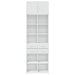 Dulap de depozitare, alb, 70x42,5x225 cm, lemn prelucrat - WALTI WALTI