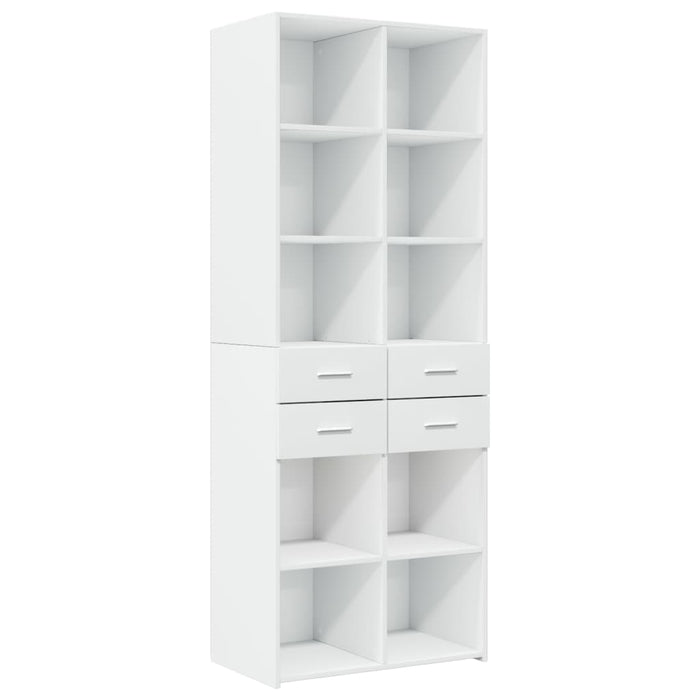 Dulap de depozitare, alb, 70x42,5x225 cm, lemn prelucrat - WALTI WALTI