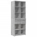 Dulap de depozitare, sonoma gri, 70x42,5x225, lemn prelucrat - WALTI WALTI