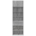 Dulap de depozitare, sonoma gri, 70x42,5x225, lemn prelucrat - WALTI WALTI