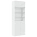 Dulap de depozitare, alb, 80x42,5x225 cm, lemn prelucrat - WALTI WALTI