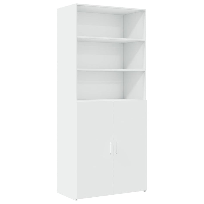 Dulap de depozitare, alb, 80x42,5x225 cm, lemn prelucrat - WALTI WALTI