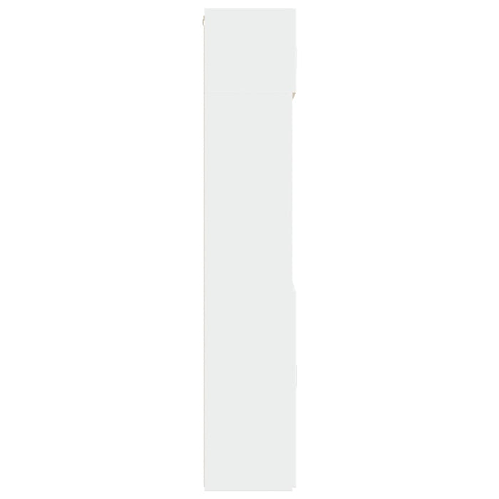Dulap de depozitare, alb, 80x42,5x225 cm, lemn prelucrat - WALTI WALTI