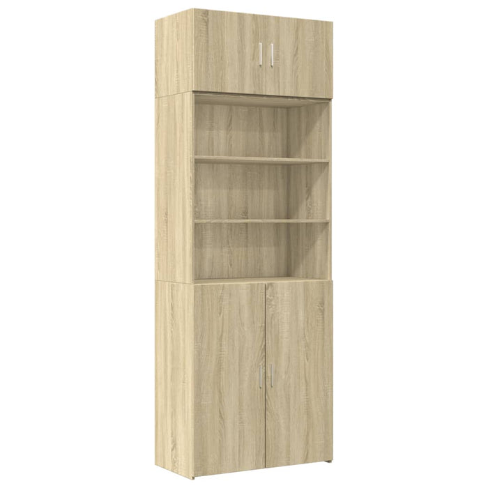 Dulap de depozitare stejar sonoma 80x42,5x225 cm lemn prelucrat - WALTI WALTI