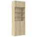 Dulap de depozitare stejar sonoma 80x42,5x225 cm lemn prelucrat - WALTI WALTI