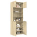 Dulap de depozitare stejar sonoma 80x42,5x225 cm lemn prelucrat - WALTI WALTI
