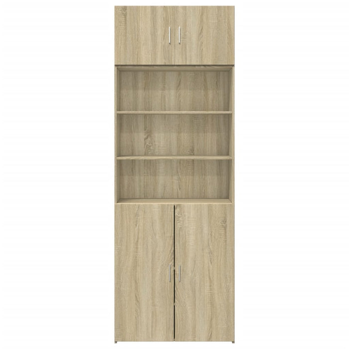 Dulap de depozitare stejar sonoma 80x42,5x225 cm lemn prelucrat - WALTI WALTI