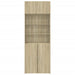 Dulap de depozitare stejar sonoma 80x42,5x225 cm lemn prelucrat - WALTI WALTI