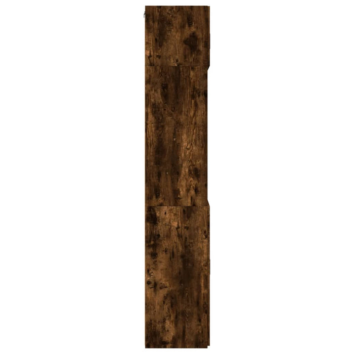 Dulap depozitare stejar fumuriu 80x42,5x225 cm lemn prelucrat - WALTI WALTI