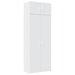 Dulap de depozitare, alb, 80x42,5x225 cm, lemn prelucrat - WALTI WALTI