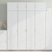 Dulap de depozitare, alb, 80x42,5x225 cm, lemn prelucrat - WALTI WALTI