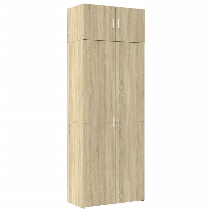 Dulap de depozitare stejar sonoma 80x42,5x225 cm lemn prelucrat - WALTI WALTI
