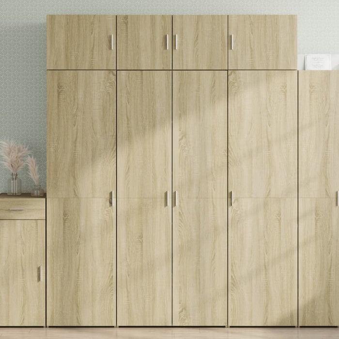 Dulap de depozitare stejar sonoma 80x42,5x225 cm lemn prelucrat - WALTI WALTI