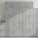 Dulap de depozitare, gri beton, 80x42,5x225 cm, lemn prelucrat - WALTI WALTI