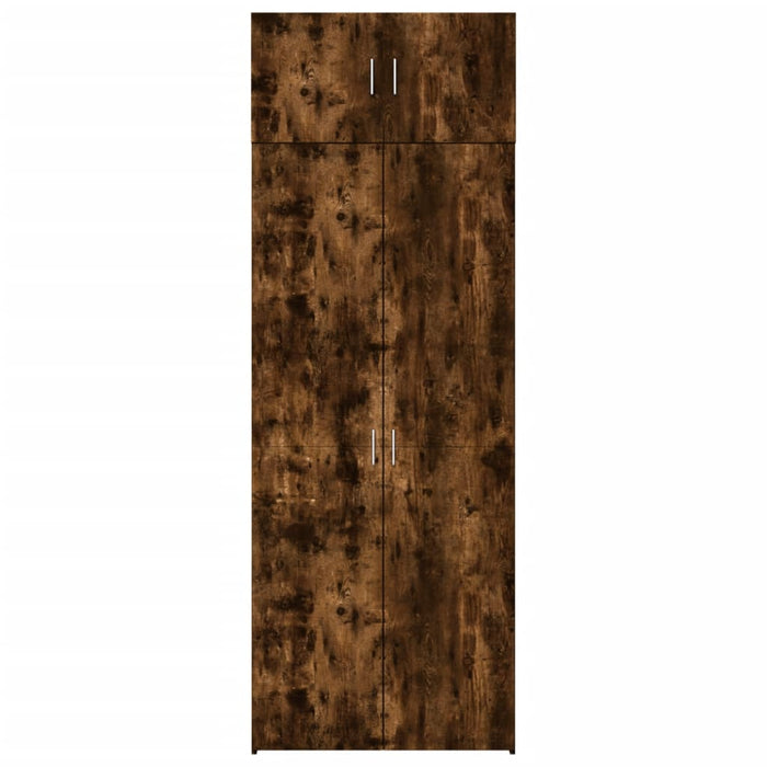 Dulap depozitare stejar fumuriu 80x42,5x225 cm lemn prelucrat - WALTI WALTI