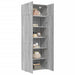 Dulap de depozitare sonoma gri 80x42,5x225 cm lemn prelucrat - WALTI WALTI