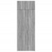 Dulap de depozitare sonoma gri 80x42,5x225 cm lemn prelucrat - WALTI WALTI