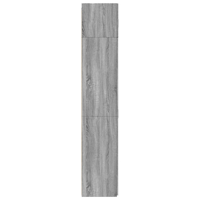 Dulap de depozitare sonoma gri 80x42,5x225 cm lemn prelucrat - WALTI WALTI