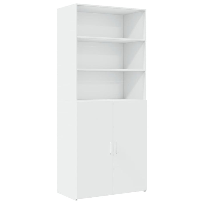 Dulap înalt, alb, 80x42,5x249 cm, lemn prelucrat WALTI
