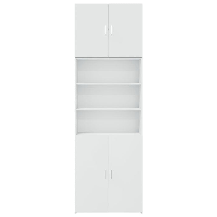 Dulap înalt, alb, 80x42,5x249 cm, lemn prelucrat WALTI
