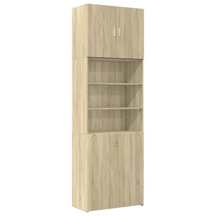 Dulap înalt, stejar sonoma, 80x42,5x249 cm, lemn prelucrat WALTI