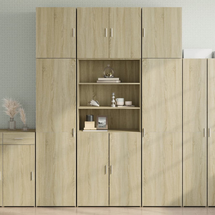 Dulap înalt, stejar sonoma, 80x42,5x249 cm, lemn prelucrat WALTI
