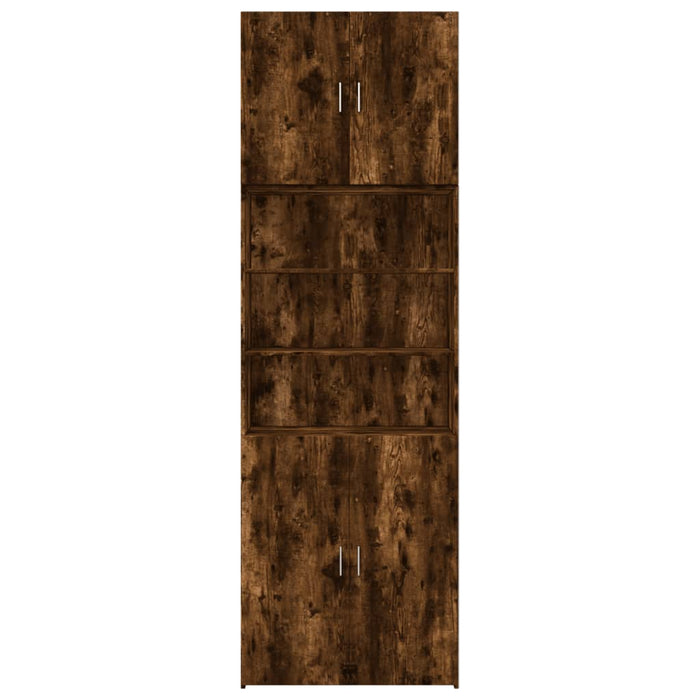 Dulap înalt, stejar fumuriu, 80x42,5x249 cm, lemn prelucrat - WALTI WALTI