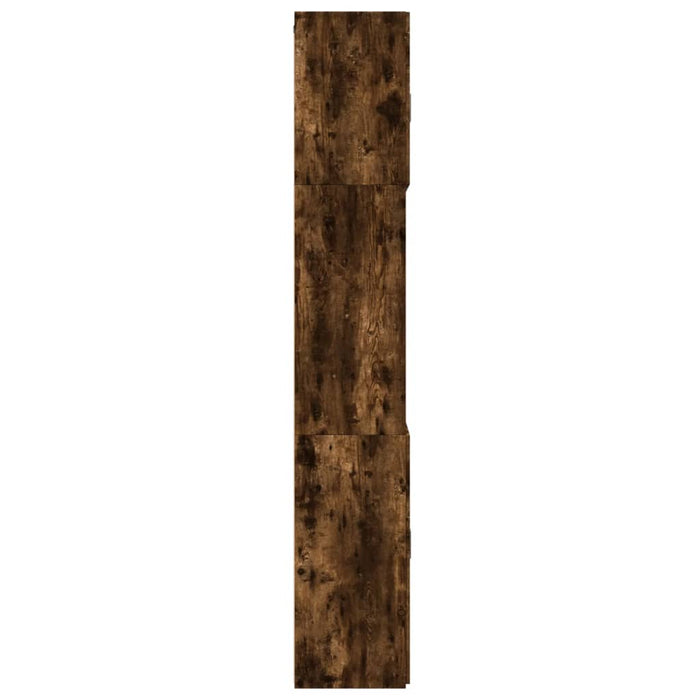 Dulap înalt, stejar fumuriu, 80x42,5x249 cm, lemn prelucrat - WALTI WALTI