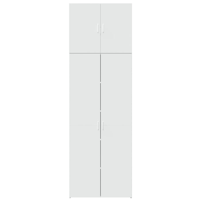Dulap înalt, alb, 80x42,5x249 cm, lemn prelucrat - WALTI WALTI