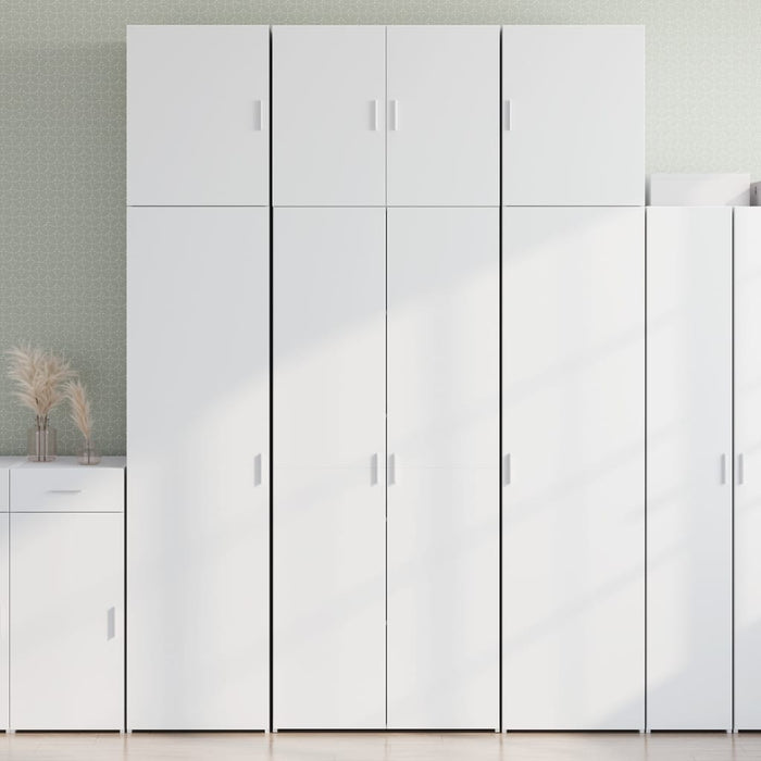 Dulap înalt, alb, 80x42,5x249 cm, lemn prelucrat - WALTI WALTI