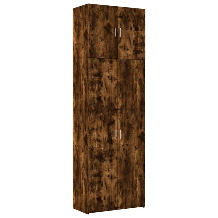 Dulap înalt, stejar fumuriu, 80x42,5x249 cm, lemn prelucrat - WALTI WALTI