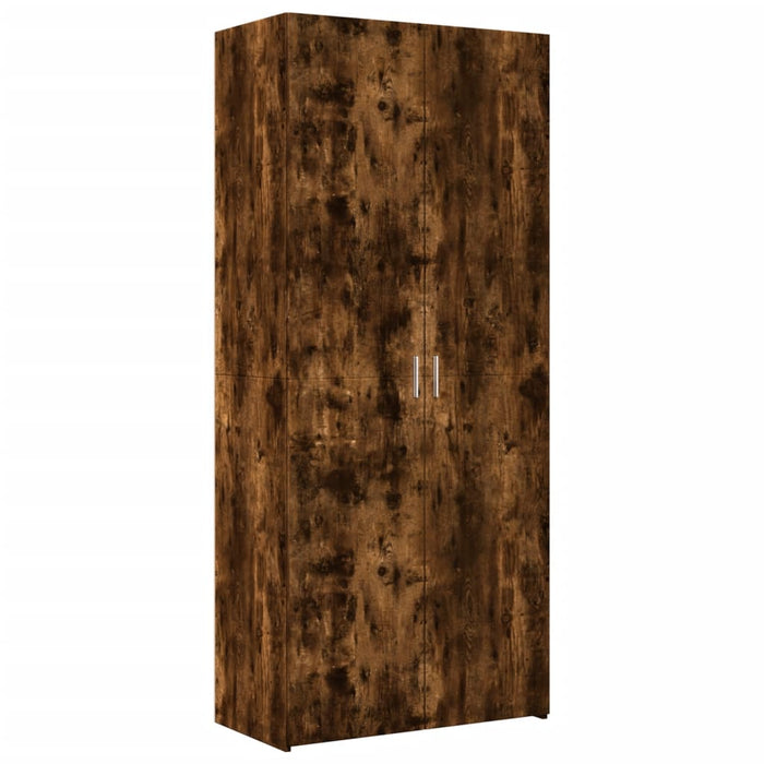 Dulap înalt, stejar fumuriu, 80x42,5x249 cm, lemn prelucrat - WALTI WALTI