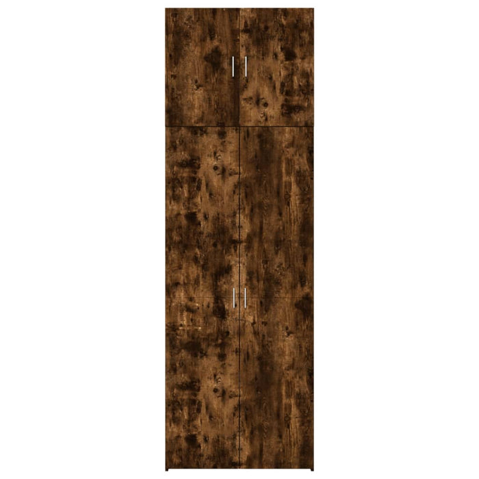 Dulap înalt, stejar fumuriu, 80x42,5x249 cm, lemn prelucrat - WALTI WALTI