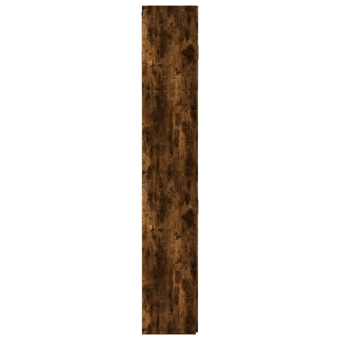 Dulap înalt, stejar fumuriu, 80x42,5x249 cm, lemn prelucrat - WALTI WALTI