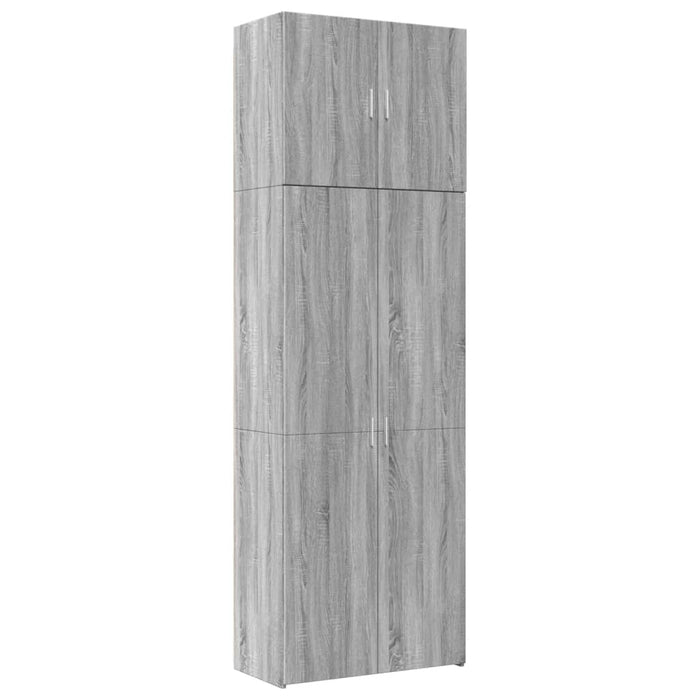 Dulap înalt, sonoma gri, 80x42,5x249 cm, lemn prelucrat - WALTI WALTI