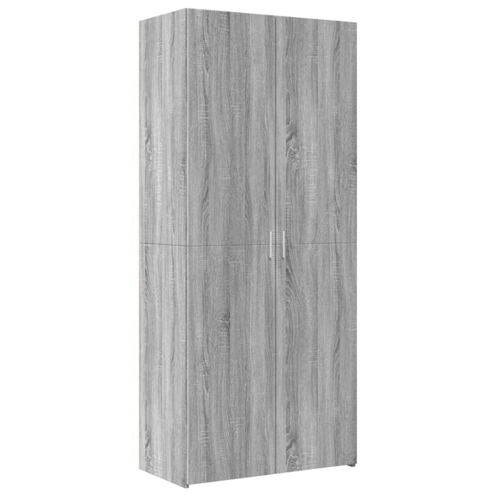 Dulap înalt, sonoma gri, 80x42,5x249 cm, lemn prelucrat - WALTI WALTI