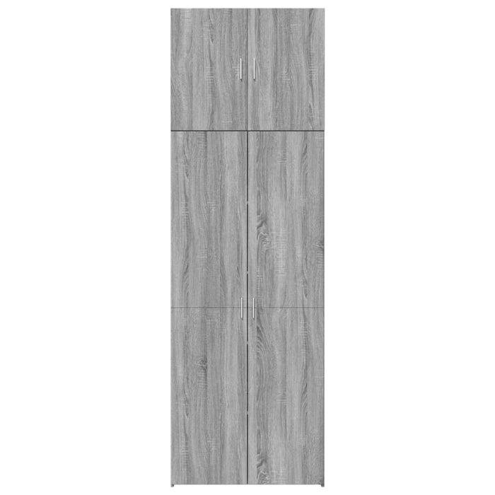 Dulap înalt, sonoma gri, 80x42,5x249 cm, lemn prelucrat - WALTI WALTI