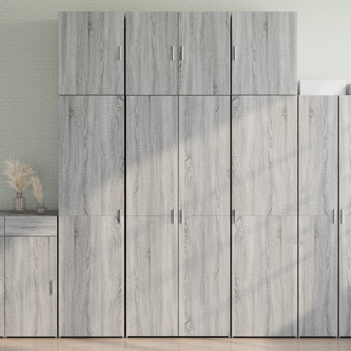 Dulap înalt, sonoma gri, 80x42,5x249 cm, lemn prelucrat - WALTI WALTI