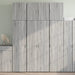 Dulap înalt, sonoma gri, 80x42,5x249 cm, lemn prelucrat - WALTI WALTI