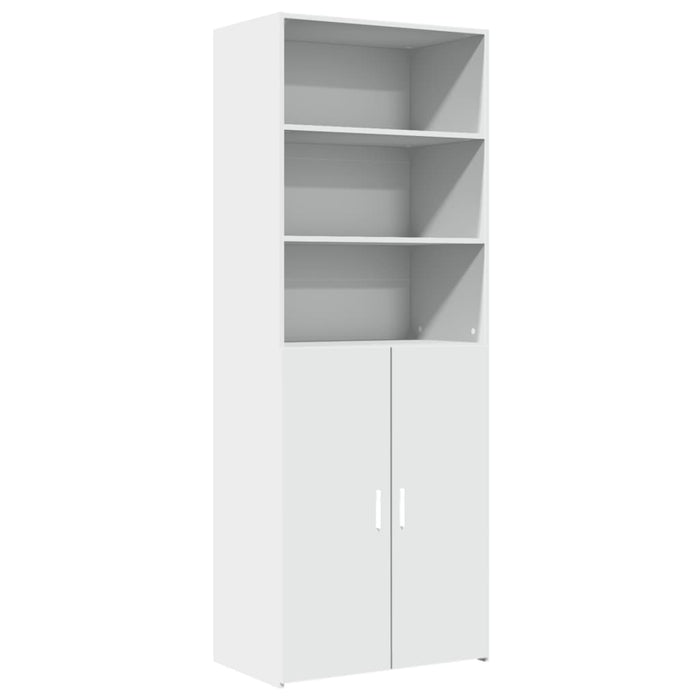 Dulap înalt, alb, 70x42,5x185 cm, lemn prelucrat - WALTI WALTI