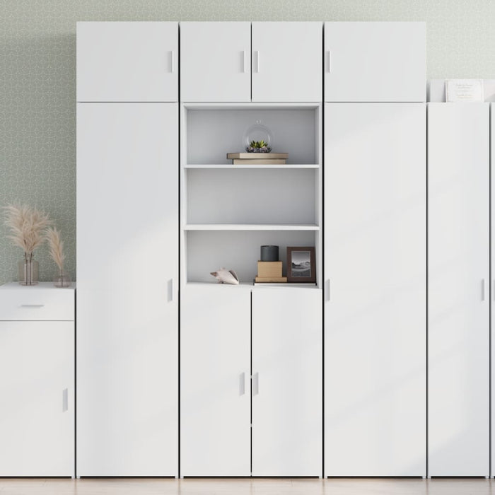 Dulap înalt, alb, 70x42,5x185 cm, lemn prelucrat - WALTI WALTI