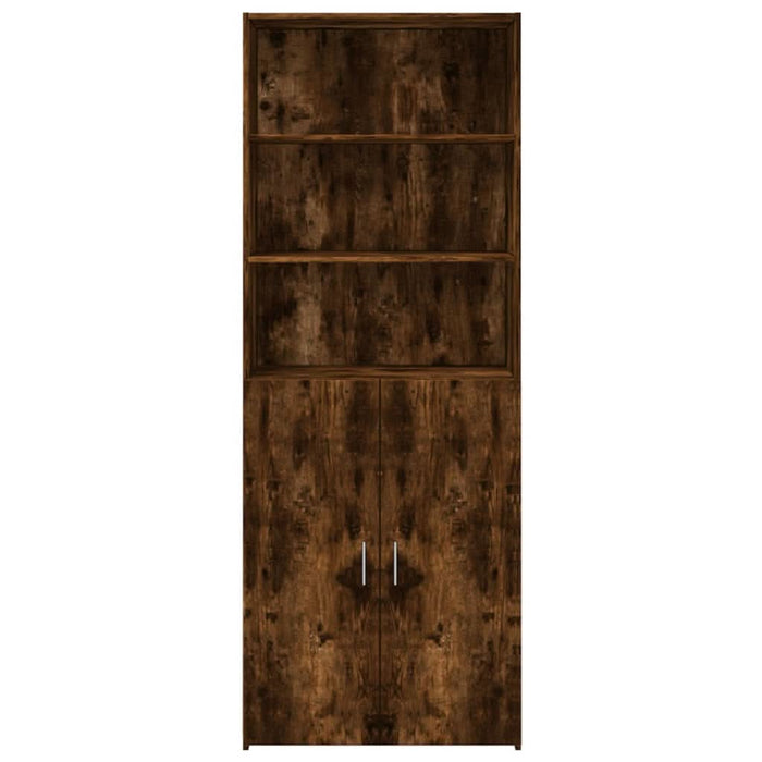 Dulap înalt, stejar fumuriu, 70x42,5x185 cm, lemn prelucrat - WALTI WALTI