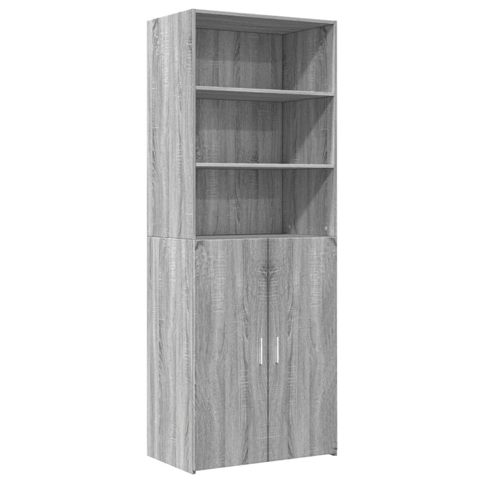 Dulap înalt, gri sonoma, 70x42,5x185 cm, lemn prelucrat - WALTI WALTI
