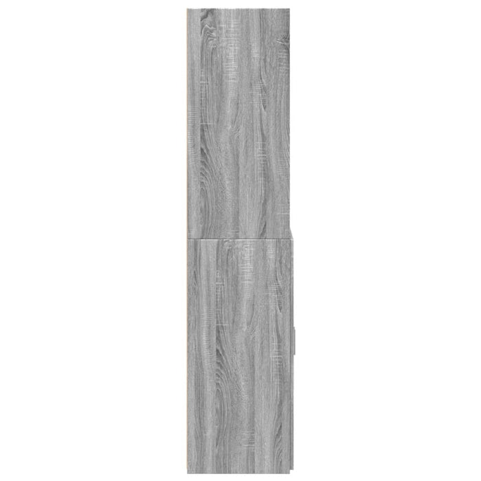 Dulap înalt, gri sonoma, 70x42,5x185 cm, lemn prelucrat - WALTI WALTI