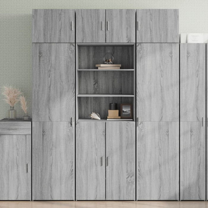 Dulap înalt, gri sonoma, 70x42,5x185 cm, lemn prelucrat - WALTI WALTI