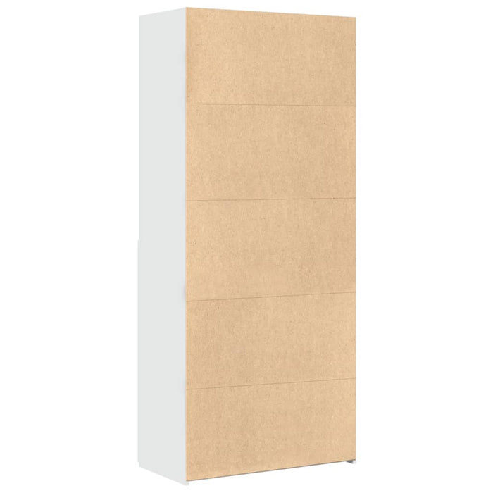 Dulap înalt, alb, 80x42,5x185 cm, lemn prelucrat - WALTI WALTI