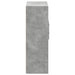 Dulap înalt, gri beton, 80x42,5x124 cm, lemn prelucrat - WALTI WALTI