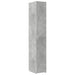 Dulap înalt, gri beton, 30x42,5x185 cm, lemn prelucrat - WALTI WALTI